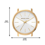  Shop Authentic Michael Kors Pyper Quartz Silver Dial Brown Leather Strap Watch For Women - MK2857 - Luxxuri