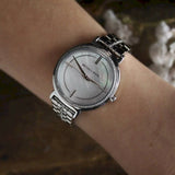  Shop Authentic Michael Kors Cinthia White Mother of Pearl Dial Silver Steel Strap Watch for Women for Women - MK3641 - Luxxuri