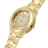  Shop Authentic Michael Kors Runway Three-Hand Gold Dial Gold Steel Strap Watch For Women - MK6911 - Luxxuri