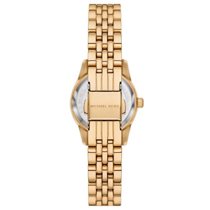  Shop Authentic Michael Kors Lexington Three Hand Blue Dial Gold Steel Strap Watch for Women - MK4813 - Luxxuri