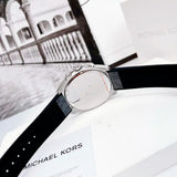  Shop Authentic Michael Kors Brecken Chronograph Silver Dial Grey Leather Strap Watch For Men - MK8922 - Luxxuri
