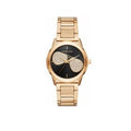  Shop Authentic Michael Kors Hartman Analog Quartz Black Dial Gold Steel Strap Watch For Women - MK3647 - Luxxuri
