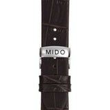  Shop Authentic Mido Multifort Automatic Silver Dial Black Leather Strap Watch For Men - M005.430.16.031.80 - Luxxuri