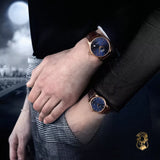  Shop Authentic Mido Baroncelli III Automatic Blue Dial Brown Leather Strap Watch For Men - M8600.3.15.8 - Luxxuri