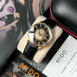  Shop Authentic Mido Commander Automatic Black Dial Black Leather Strap Watch For Men - M021.407.36.411.00 - Luxxuri