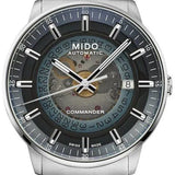  Shop Authentic Mido Commander Automatic Gradient Blue Dial Silver Steel Strap Watch For Men - M021.407.11.411.01 - Luxxuri