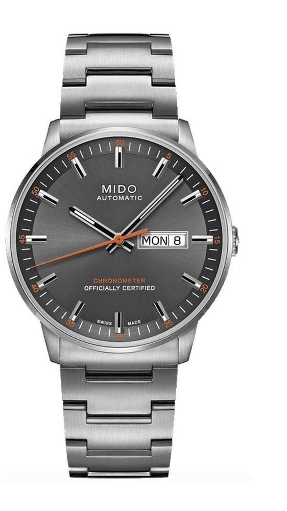  Shop Authentic Mido Commander II Automatic Chronometer Grey Dial Silver Steel Strap Watch For Men - M021.431.11.061.01 - Luxxuri