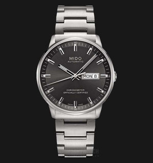  Shop Authentic Mido Commander II Automatic Chronometer Grey Dial Silver Steel Strap Watch For Men - M021.431.11.061.00 - Luxxuri