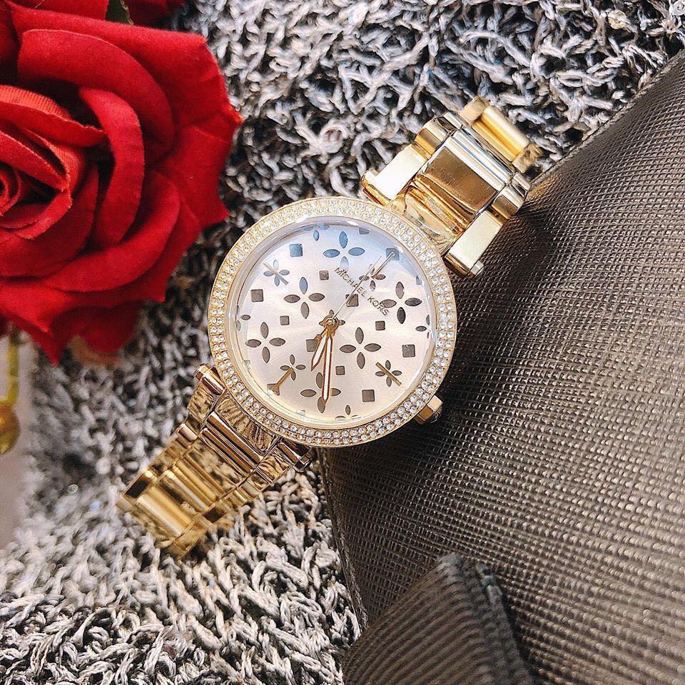  Shop Authentic Michael Kors Parker Gold Dial Gold Steel Strap Watch for Women - MK6469 - Luxxuri