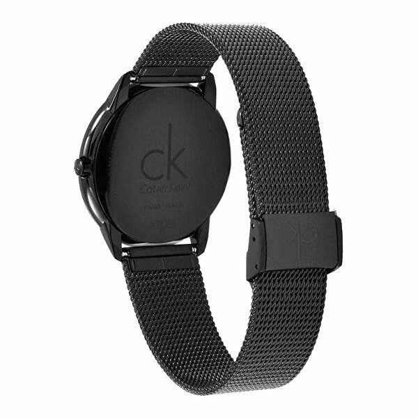  Shop Authentic Calvin Klein Minimal Black Dial Black Mesh Bracelet Watch for Men - K3M224B1 - Luxxuri