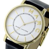  Shop Authentic Marc Jacobs Roxy White Dial Black Leather Strap Watch for Women - MJ1532 - Luxxuri