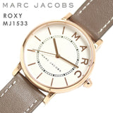  Shop Authentic Marc Jacobs Roxy White Dial Cement Brown Leather Strap Watch for Women - MJ1533 - Luxxuri