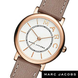  Shop Authentic Marc Jacobs Roxy White Dial Light Brown Leather Strap Watch for Women - MJ1538 - Luxxuri