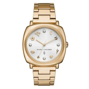  Shop Authentic Marc Jacobs Mandy White Dial Gold Steel Strap Watch for Women - MJ3573 - Luxxuri
