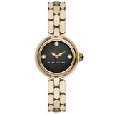  Shop Authentic Marc Jacobs Courtney Mother of Pearl Black Dial Gold Steel Strap Watch for Women - MJ3460 - Luxxuri