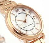  Shop Authentic Marc Jacobs Roxy White Dial Rose Gold Steel Strap Watch for Women - MJ3527 - Luxxuri