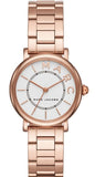  Shop Authentic Marc Jacobs Roxy White Dial Rose Gold Steel Strap Watch for Women - MJ3527 - Luxxuri
