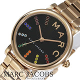 Shop Authentic Marc Jacobs Roxy Black Dial Rose Gold Steel Strap Watch for Women - MJ3569 - Luxxuri