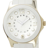  Shop Authentic Marc Jacobs Pelly White Dial White Silicone Strap Watch for Women - MBM2526 - Luxxuri