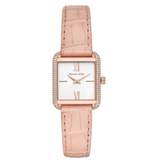  Shop Authentic Michael Kors Lake Quartz White Dial Pink Leather Strap Watch For Women - MK2763 - Luxxuri