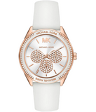  Shop Authentic Michael Kors Oversized Sport Quartz White Dial White Rubber Strap Watch For Women - MK6945 - Luxxuri