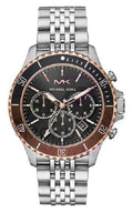  Shop Authentic Michael Kors Bayville Chronograph Black Dial Silver Steel Strap Watch For Men - MK8725 - Luxxuri