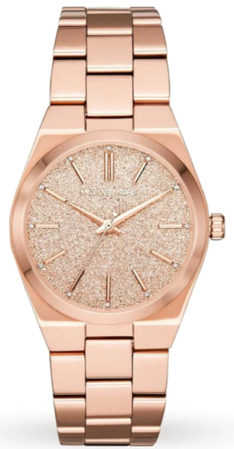  Shop Authentic Michael Kors Channing Quartz Rose Gold Dial Rose Gold Steel Strap Watch For Women - MK6624 - Luxxuri
