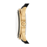  Shop Authentic Michael Kors Quartz Black Dial Black Silicone Strap Watch For Women - MK6944 - Luxxuri