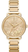  Shop Authentic Michael Kors Portia Quartz Gold Dial Gold Steel Strap Watch For Women - MK3886 - Luxxuri