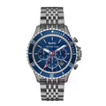  Shop Authentic Michael Kors Bayville Chronograph Blue Dial Grey Steel Strap Watch For Men - MK8727 - Luxxuri