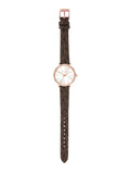  Shop Authentic Michael Kors Pyper Quartz Silver Dial Brown Leather Strap Watch for Women - MK1036 - Luxxuri