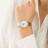  Shop Authentic Michael Kors Pyper Quartz Silver Dial Two Tone Steel Strap Watch For Women - MK1041 - Luxxuri