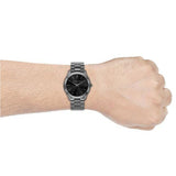  Shop Authentic Michael Kors Slim Runway Quartz Black Dial Grey Steel Strap Watch For Men - MK1044 - Luxxuri