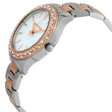  Shop Authentic Michael Kors Liliane Quartz Mother of Pearl White Dial Two Tone Steel Strap Watch For Women - MK1048 - Luxxuri