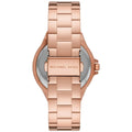  Shop Authentic Michael Kors Lennox Three Hand Rose Gold Dial Rose Gold Steel Strap Watch For Women - MK1063 - Luxxuri