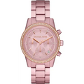  Shop Authentic Michael Kors Ritz Chronograph Rose Gold Dial Rose Gold Steel Strap Watch For Women - MK6753 - Luxxuri