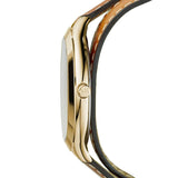  Shop Authentic Michael Kors Runway Gold Dial Brown Leather Strap Watch For Women - MK2256 - Luxxuri