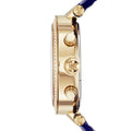  Shop Authentic Michael Kors Parker Gold Dial Blue Leather Strap Watch for Women - MK2280 - Luxxuri