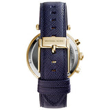  Shop Authentic Michael Kors Parker Gold Dial Blue Leather Strap Watch for Women - MK2280 - Luxxuri