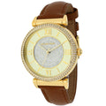  Shop Authentic Michael Kors Catlin Champagne Dial Brown Leather Strap Watch for Women - MK2375 - Luxxuri