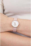  Shop Authentic Michael Kors Petite Portia Silver Dial Pink Rubber Strap Watch For Women - MK2735 - Luxxuri