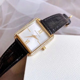  Shop Authentic Michael Kors Lake Quartz White Dial Black Leather Strap Watch For Women - MK2762 - Luxxuri