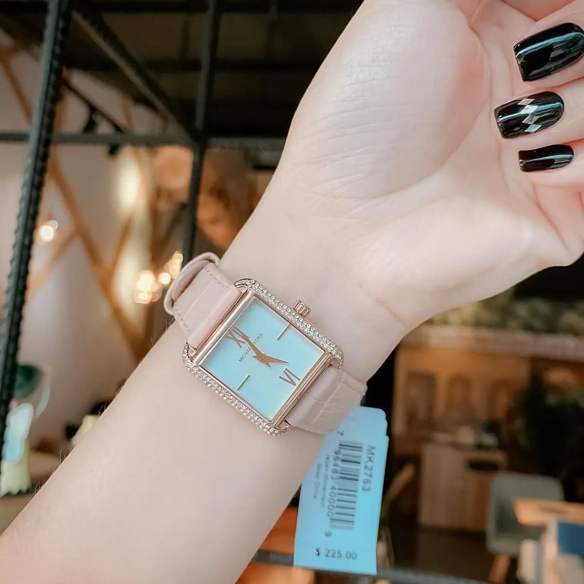  Shop Authentic Michael Kors Lake Quartz White Dial Pink Leather Strap Watch For Women - MK2763 - Luxxuri