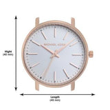  Shop Authentic Michael Kors Pyper Quartz White Dial Black Leather Strap Watch For Women - MK2834 - Luxxuri