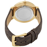  Shop Authentic Michael Kors Pyper Quartz Silver Dial Brown Leather Strap Watch For Women - MK2857 - Luxxuri