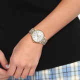  Shop Authentic Michael Kors Pyper Quartz Silver Dial White Leather Strap Watch For Women - MK2858 - Luxxuri