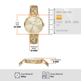  Shop Authentic Michael Kors Addyson Quartz Gold Dial Gold Leather Strap Watch for Women - MK2952 - Luxxuri
