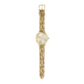 Michael Kors Addyson Quartz Gold Dial Gold Leather Strap Watch for Women - MK2952