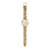  Shop Authentic Michael Kors Addyson Quartz Gold Dial Gold Leather Strap Watch for Women - MK2952 - Luxxuri