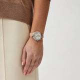  Shop Authentic Michael Kors Camille Three-Hand Crystals White Dial Pink Leather Strap Watch for Women - MK2963 - Luxxuri